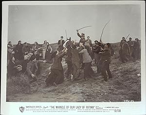Seller image for The Miracle of Our Lady of Fatima 8 x 10 Color Still 1952 Villagers attack soldier! for sale by AcornBooksNH