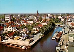 Postkarte Carte Postale 73951009 Oldenburg Oldenburg Stadtpanorama Hafen