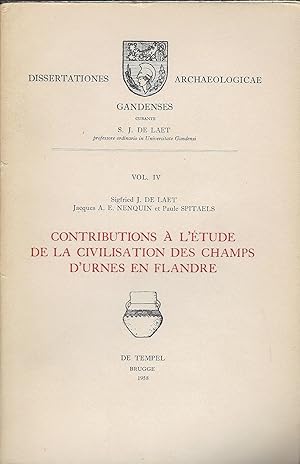 Seller image for Contributions  l'tude de la civilisation des Champs d'urnes en Flandre for sale by Librairie Archaion