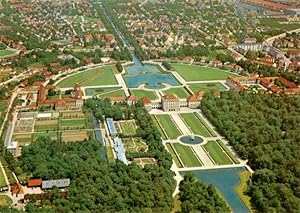 Postkarte Carte Postale 73952870 Muenchen Fliegeraufnahme mit Schloss Nymphenburg
