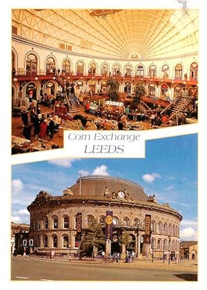 Postkarte Carte Postale 73953466 Leeds West Yorkshire UK Corn Exchange Handelssaal