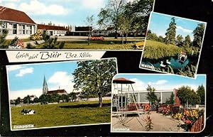 Postkarte Carte Postale 73955995 Buir Kerpen Koeln Rheinland Schule Weiher Blick zur Kirche Turnh...