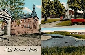 Postkarte Carte Postale 73957165 Heide Bruehl Kirche Ehrenmal Panorama