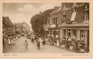 Postkarte Carte Postale 13952264 Ault 80 Somme La Grandrue vue vers la mer