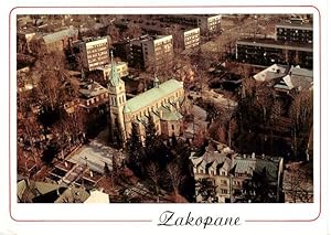 Imagen del vendedor de Postkarte Carte Postale 73951005 Zakopane Tatra PL Parish Church the Sw. Rodzina St. Family aerial view a la venta por Versandhandel Boeger