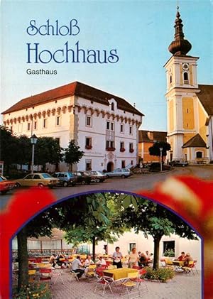 Postkarte Carte Postale 73951208 Vorchdorf Schloss Hochhaus Gasthaus Kirche