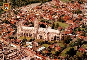 Postkarte Carte Postale 73953839 Canterbury Kent UK Fliegeraufnahme Canterbury Cathedral