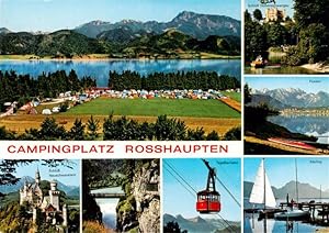 Postkarte Carte Postale 73959060 Rosshaupten Forggensee Bayern Schloss Hohenschwangau Fuessen Sch...