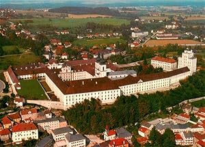 Postkarte Carte Postale 73955086 Kremsmuenster Oberoesterreich AT Benediktinerstift Fliegeraufnahme