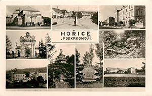Postkarte Carte Postale 73959746 Horice v Podkrkonosi Horschitz CZ Teilansichten Motive Stadtzent...