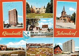 Postkarte Carte Postale 73954395 Quadrath-Ichendorf Bahnhofstrasse Schloss Frens Glasblaeser Brun...