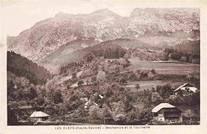 Postkarte Carte Postale 13963175 Les Clefs 74 Haute-Savoie Panorama Bechamps et la Tournette