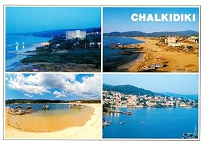 Seller image for Postkarte Carte Postale 73957052 Chalkidiki Halkidiki Greece Fliegeraufnahmen Strandpartien for sale by Versandhandel Boeger