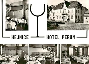 Postkarte Carte Postale 73957220 Hejnice Haindorf CZ Hotel Perun Restaurant