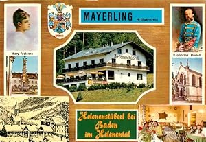 Postkarte Carte Postale 73957278 Mayerling Baden Niederoesterreich AT Portrait Mary Vetsera Kronp...