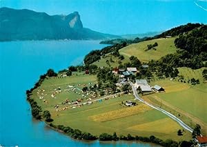 Postkarte Carte Postale 73962925 Au Mondsee Salzkammergut AT Campingplatz Seestern Fliegeraufnahme