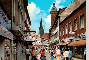 Postkarte Carte Postale 73962642 MueNSTER Westfalen Salzstrasse mit Dominikaner und Lambertikirche