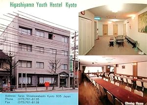 Postkarte Carte Postale 73955438 Kyoto Japan Higashiyama Youth Hostel Hall Dining Room