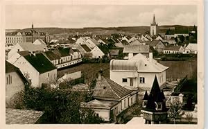 Postkarte Carte Postale 73959648 Blatna Strakonice Strakonitz CZ Ortsansicht mit Kirche