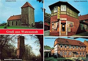 Postkarte Carte Postale 73964836 Watenstedt Salzgitter St. Stephan-Kirche Kaufhaus Rademacher Bis...