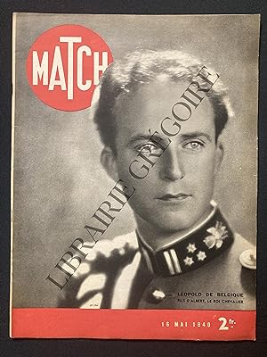 MATCH-16 MAI 1940-LEOPOLD DE BELGIQUE
