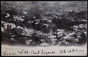 Malvern Hills Worcestershire 1908 Postcard