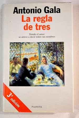 Imagen del vendedor de La regla de tres a la venta por Alcan Libros