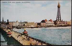 Blackpool North Pier Vintage 1956 Postcard