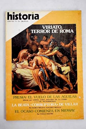 Image du vendeur pour Historia 16, Ao 1982, n 74:: El ocaso comienza en Midway; La beata del Villar de Aguila; Canteras de burcratas; Castilla, reina del Atlntico; Viriato, terror de Roma; La Prusia de Federico el Grande; De la guerra de liberacin al II Reich; El imperio de los dos Guillermos: el II Reich, 1871-1914; Malvinas, las islas de la discordia mis en vente par Alcan Libros