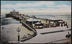 Blackpool Victoria Pier Vintage Postcard