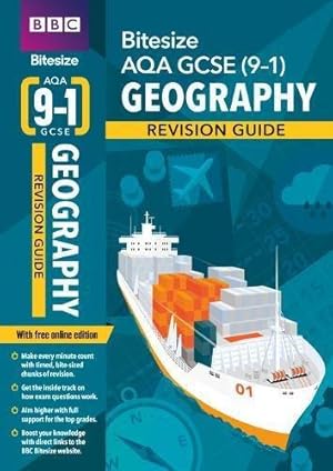 Seller image for BBC Bitesize AQA GCSE (9-1) Geography Revision Guide inc online edition - 2023 and 2024 exams: for home learning, 2022 and 2023 assessments and exams (BBC Bitesize GCSE 2017) for sale by WeBuyBooks
