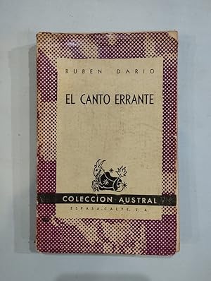 Seller image for El canto errante for sale by Saturnlia Llibreria