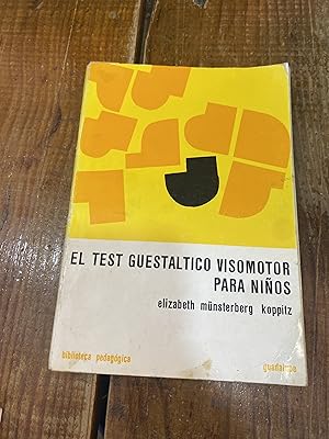 Seller image for El test guestltico visomotor para nios for sale by Trfico de Libros Lavapies