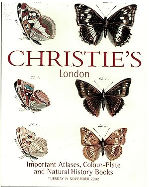 Important Atlases, Colour-Plate and Natural History Books. Tuesday 19 November 2002