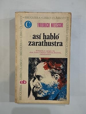 Imagen del vendedor de As habl Zarathustra a la venta por Saturnlia Llibreria