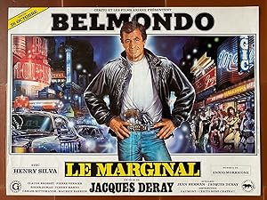 Affiche originale cinéma LE MARGINAL Jacques Deray JEAN-PAUL BELMONDO 36x48cm