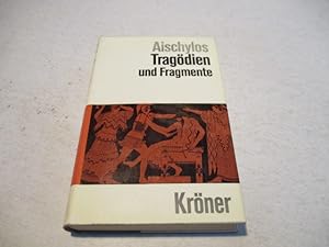 Bild des Verkufers fr Tragdien und Fragmente. zum Verkauf von Ottmar Mller