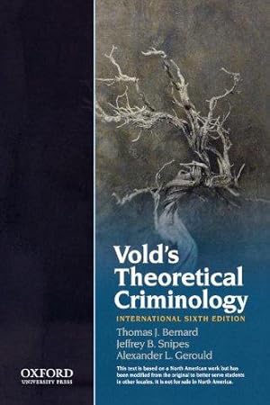 Imagen del vendedor de Vold's Theoretical Criminology a la venta por WeBuyBooks