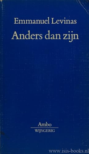 Bild des Verkufers fr Anders dan zijn of het wezen voorbij. Vertaald door Ab Kalshoven. zum Verkauf von Antiquariaat Isis