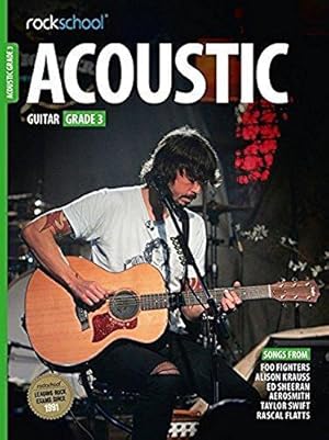 Bild des Verkufers fr Rockschool Acoustic Guitar Grade 3 2016 Book zum Verkauf von WeBuyBooks