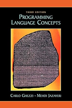 Seller image for Programming Language Concepts for sale by LIBRERA OESTE