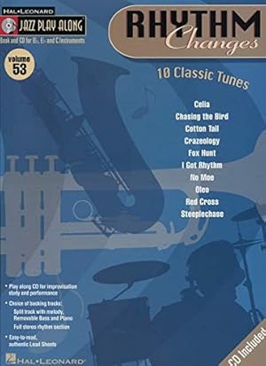 Bild des Verkufers fr Rhythm Changes: Jazz Play-Along Volume 53 (Hal Leonard Jazz Play-Along) zum Verkauf von WeBuyBooks