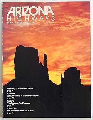 Seller image for Arizona Highways May 1987 Vol. 63 No. 5 for sale by Argyl Houser, Bookseller
