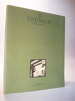 Bild des Verkufers fr Daidalos. Architektur Kunst Kultur. Das Neue / What s New. 15. Juni 1994. Band 52. zum Verkauf von Adalbert Gregor Schmidt