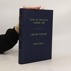 Seller image for Code of Oriental Canon Law. The Law on Persons for sale by Bookbot