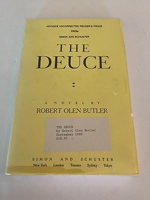Bild des Verkufers fr The Deuce (Uncorrected Proof) zum Verkauf von Brothers' Fine and Collectible Books, IOBA