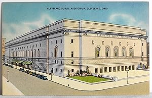 Image du vendeur pour Cleveland Public Auditorium, Cleveland, Ohio mis en vente par Argyl Houser, Bookseller