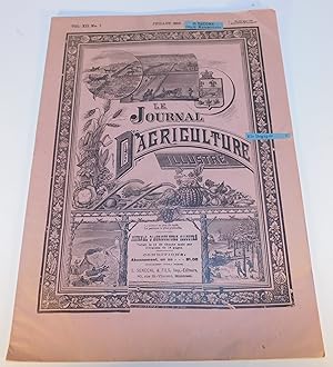 LE JOURNAL D’AGRICULTURE ILLUSTRÉ Vol. XII, no. 7 1889 (Montréal, chez Eusèbe Senécal)