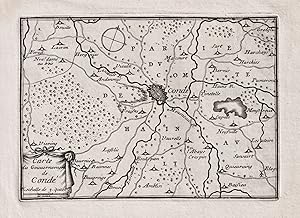 Bild des Verkufers fr Carte du Gouvernement de Cond" - Conde-sur-l'Escaut Marly Nord Hauts-de-France zum Verkauf von Antiquariat Steffen Vlkel GmbH