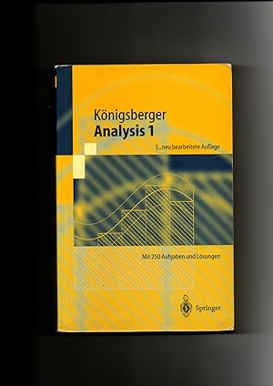 Bild des Verkufers fr Konrad Knigsberger, Analysis 1 / 5.Auflage zum Verkauf von sonntago DE